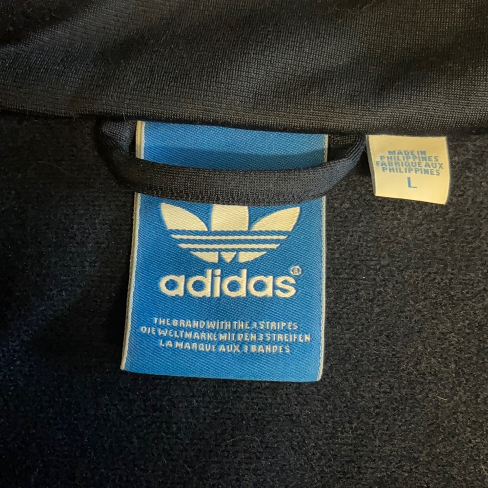 Dark Navy Blue Adidas Original Track Jaket